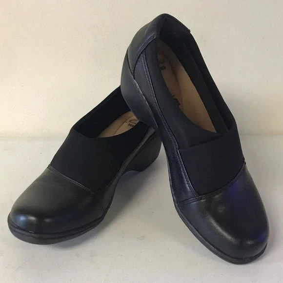 Clarks Women's Size 9 Channing Enna Slip-On Loafer Shoes, Black - FLOOR … - Picture 2 of 8